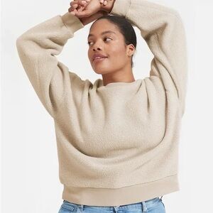 Everlane ReNew Fleece oversized sweatshirt